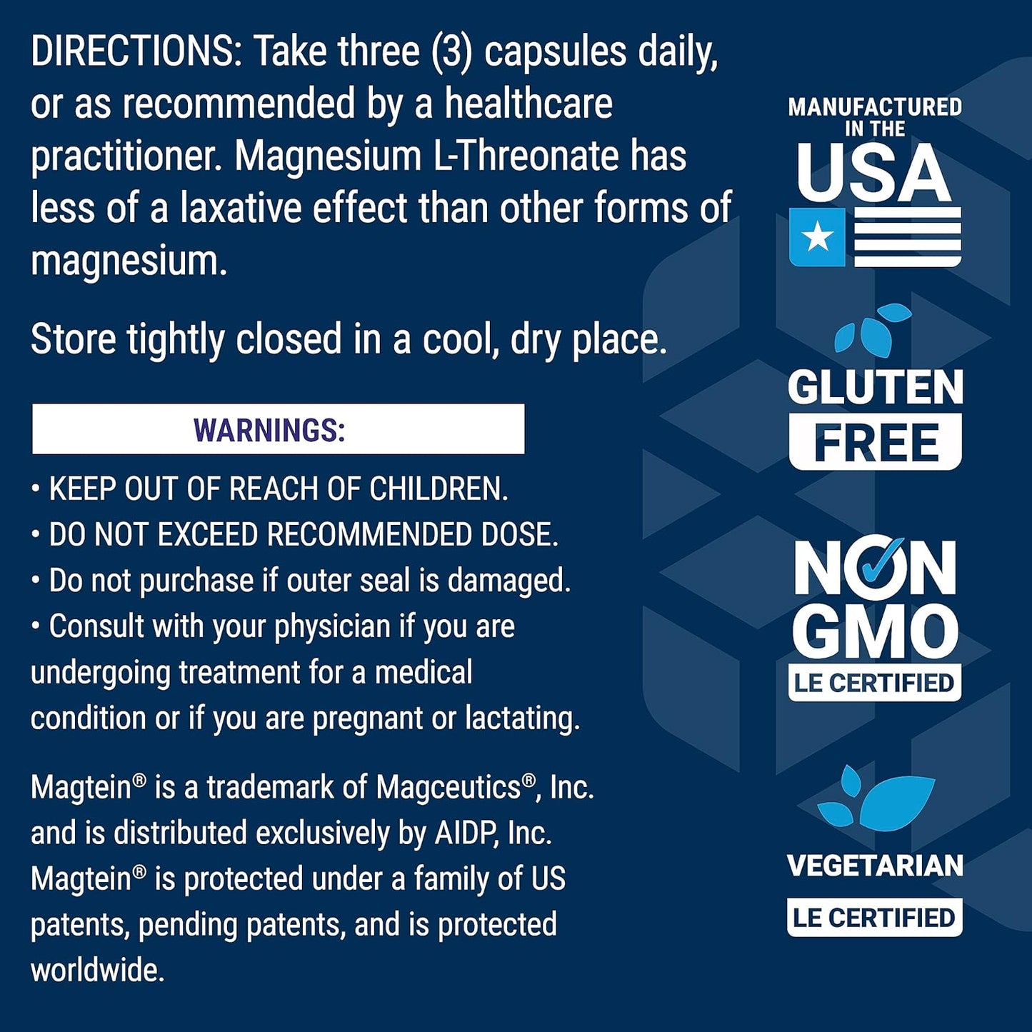Life Extension Neuro-Mag Magnesium L-Threonate, Memory Health, Quick Thinking, Cognitive Health Support, Vegetarian, Non-GMO, 90 Vegetarian Capsules (144 mg from 2000 mg Magtein Magnesium (Pack of 2)